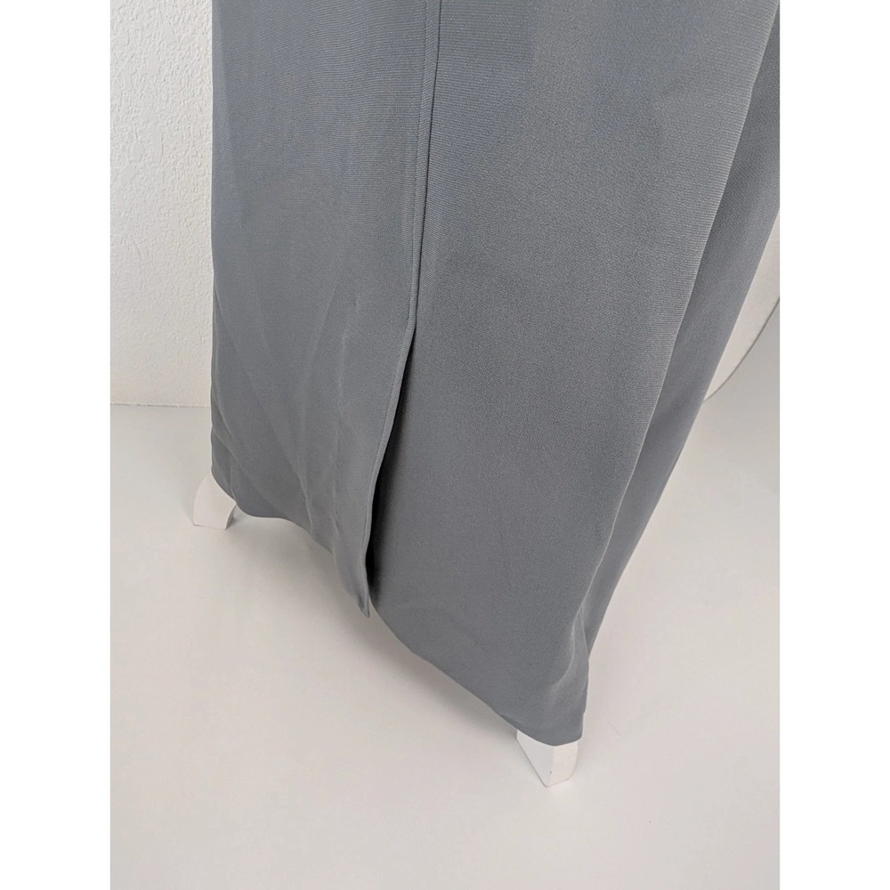 MM LaFleur 8 Adelaide Dress Gray Minimalist Office Business Travel Sheath Modest - Picture 10 of 13
